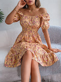 High-Quality Floral Print Fabric – Soft & Breathable Women's Summer Dress Material